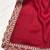 Red  Color  Heavy hand work and embroidery work Georgette Saree