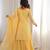 Elegant yellow embroidered ethnic suit set for women