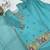 Elegant skyblue embroidered ethnic suit set for women