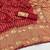 Maroon soft silk blend banarasi jacuard work designer party wear saree with unstitched blouse piece