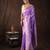Mauve handloom banarasi silk saree