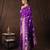 Purple handloom banarasi silk saree