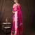 Magenta handloom tissue silk saree