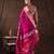 Magenta handloom tissue silk saree