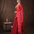 Red handloom chanderi silk saree