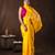 Yellow handloom pure silk saree