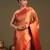 Red handloom banarasi silk saree