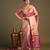 Pink handloom tissue silk saree