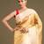Gold handloom banarasi silk saree