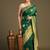 Green handloom pure silk saree