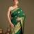 Green handloom pure silk saree
