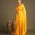 Yellow handloom pure silk saree