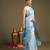 Blue handloom pure silk saree