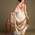 Ivory handloom banarasi saree