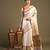 Ivory handloom banarasi saree