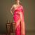 Pink handloom pure silk saree