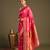 Pink handloom pure silk saree