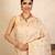 Beige handloom pure silk saree