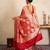 Red handloom banarasi silk saree