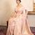 Baby pink handloom pure silk saree