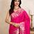 Pink handloom pure silk saree