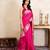 Pink handloom pure silk saree