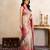 Pink handloom kanchipuram silk saree