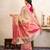 Pink handloom kanchipuram silk saree