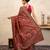 Red handloom pure silk saree