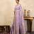 Light purple handloom pure silk saree