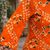 Orange bandhej kurta with pant
peal embelishment on sleeves & body