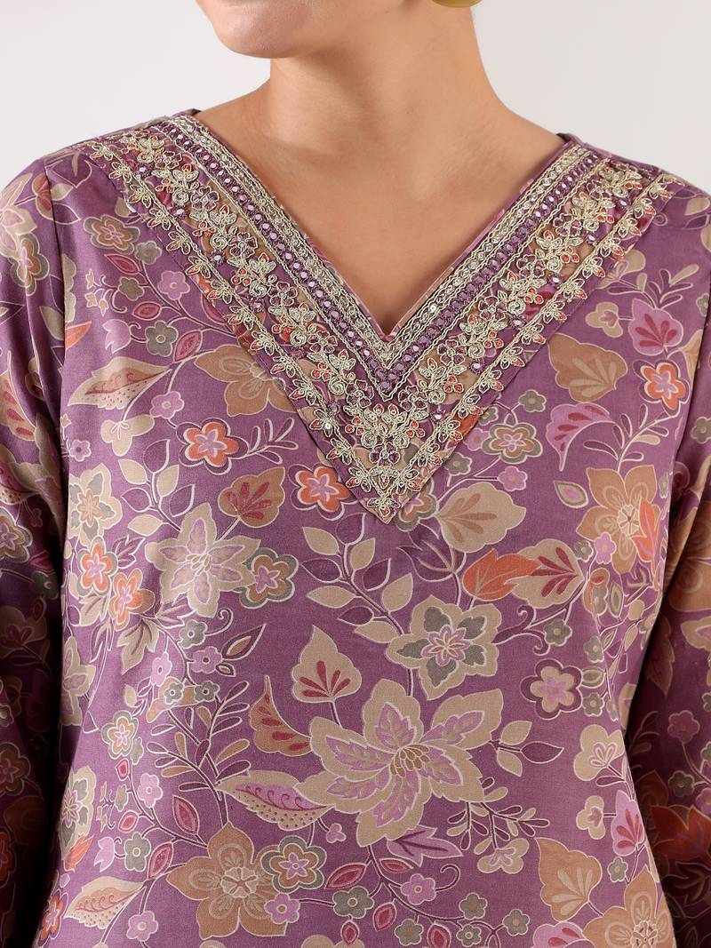 Kashmiri kashish suit set