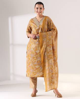 Basanti bahaar suit set 1