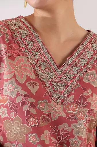 Gul-mohini suit set