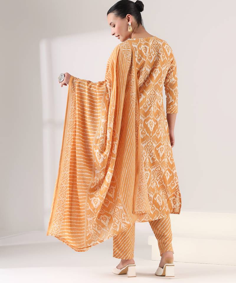 Pehli kiran ikat suit set