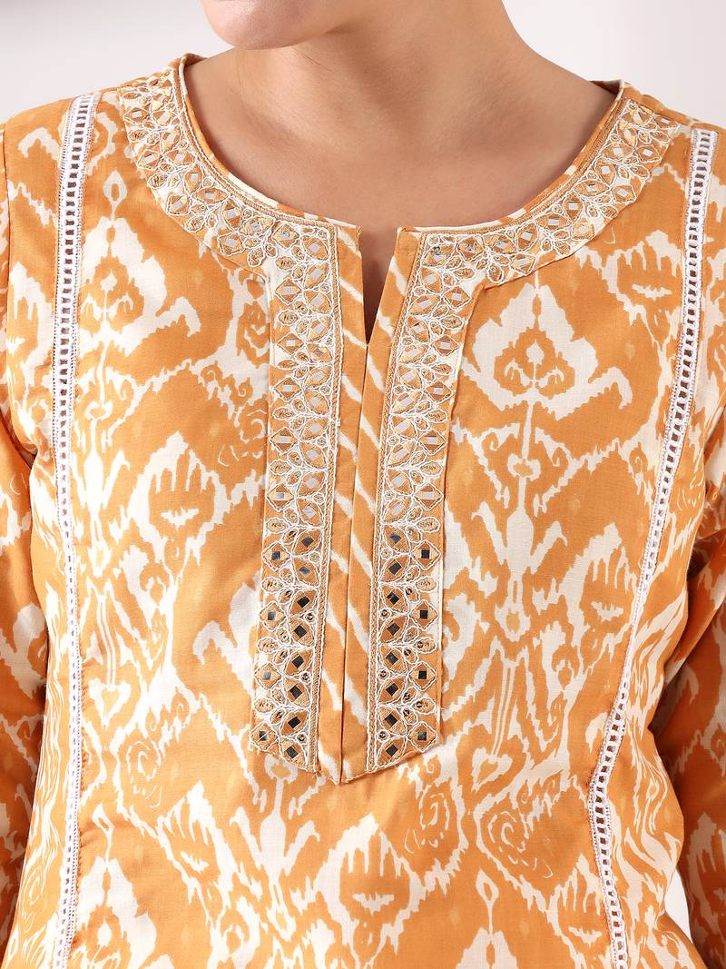 Pehli kiran ikat suit set