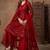 Red net sequins work semi stitched salwar suits suits size up to 42