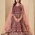 Maroon velvet sequins work semi stitched salwar suits suits size up to 42
