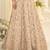 Off white georgette sequins work semi stitched salwar suits suits size up to 42