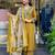 Anarkali cotton printed kurta with pant and dupatta for women 