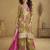 Elegant chinon embroidered readymade suit set with dupatta