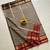 Beige chettinad saree cotton silk ganga jamuna saree with blouse