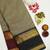 Beige chettinad saree cotton silk ganga jamuna saree with blouse