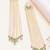 pearl beaded multi chain tassel drop earrings