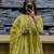 light green cotton printed kurta set 