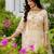 beige festive kurta  set