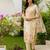 beige festive kurta  set
