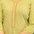light green silk blend embroidered kurta 