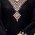 elegant black cotton silk kurta set