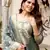 grey floral printed kurta set